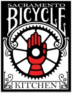 Sac Bike Kitchen Sticker logo