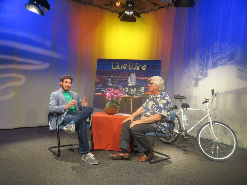 Sacramento Bicycle Kitchen volunteer interviewed on LiveWire