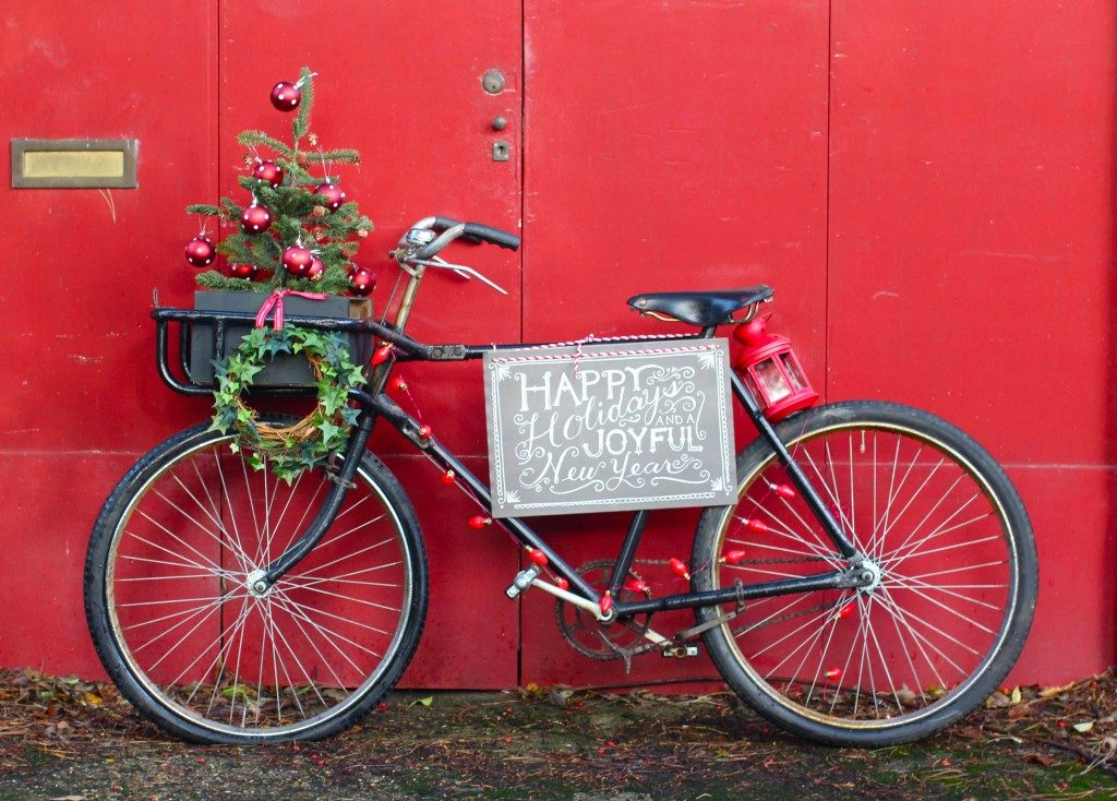 Holiday Decorated Bicycle